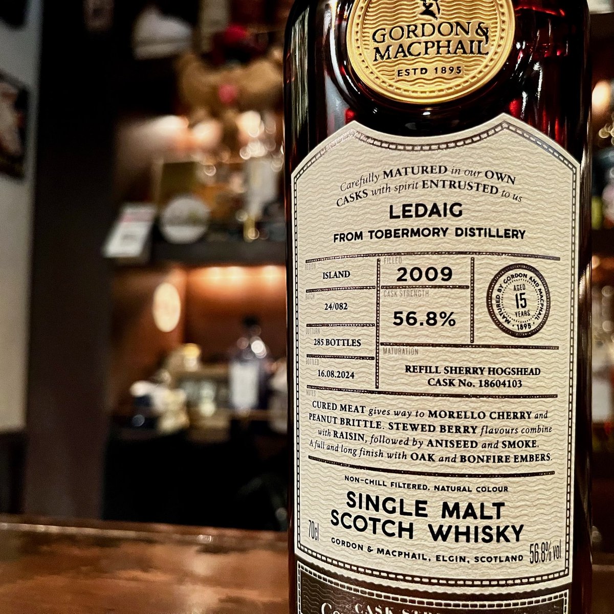 レダイグ 15年 ホグスヘッド for SHOT BAR CANTiNA レダイグ [2005] 15年 ホグスヘッド for SHOT BAR CANTiNA【AQUA