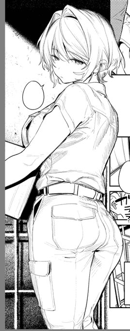 ペン入れ始めました。タッパとケツと乳がデカい女描いてます。 