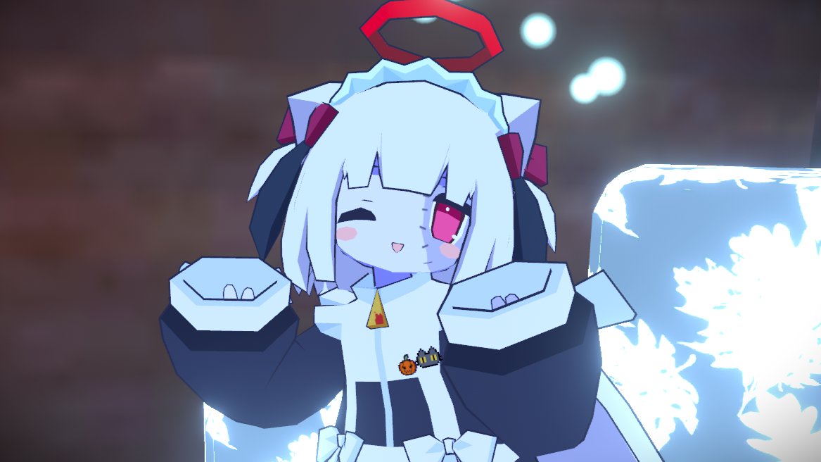 me_mon9's tweet photo. ハロウィン改変してみました🎃
#motilopo
#VRChat https://t.co/KVaj44CzXJ