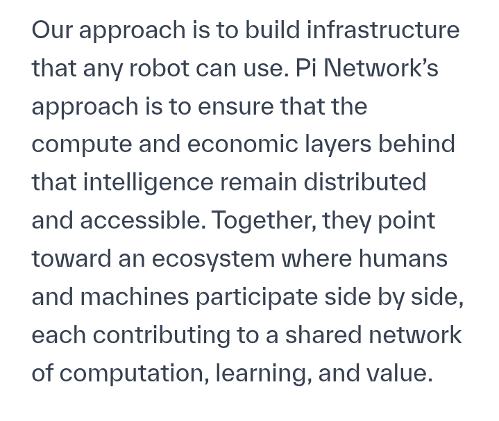 Pinewshub3's tweet image. Both have similar approaches... Pi Network &amp;amp; Open Mind.
In the future... @PiCoreTeam intigrate with @openmind_agi. &amp;amp; OpenMind AI operating system will be able to run on the #PiBlockchain.

@nkokkalis @Chengdiao @PiCoreGroup @PiNetwork24X7 @PiNetworkUpdate
@PiNewsMedia
#PiNetwork