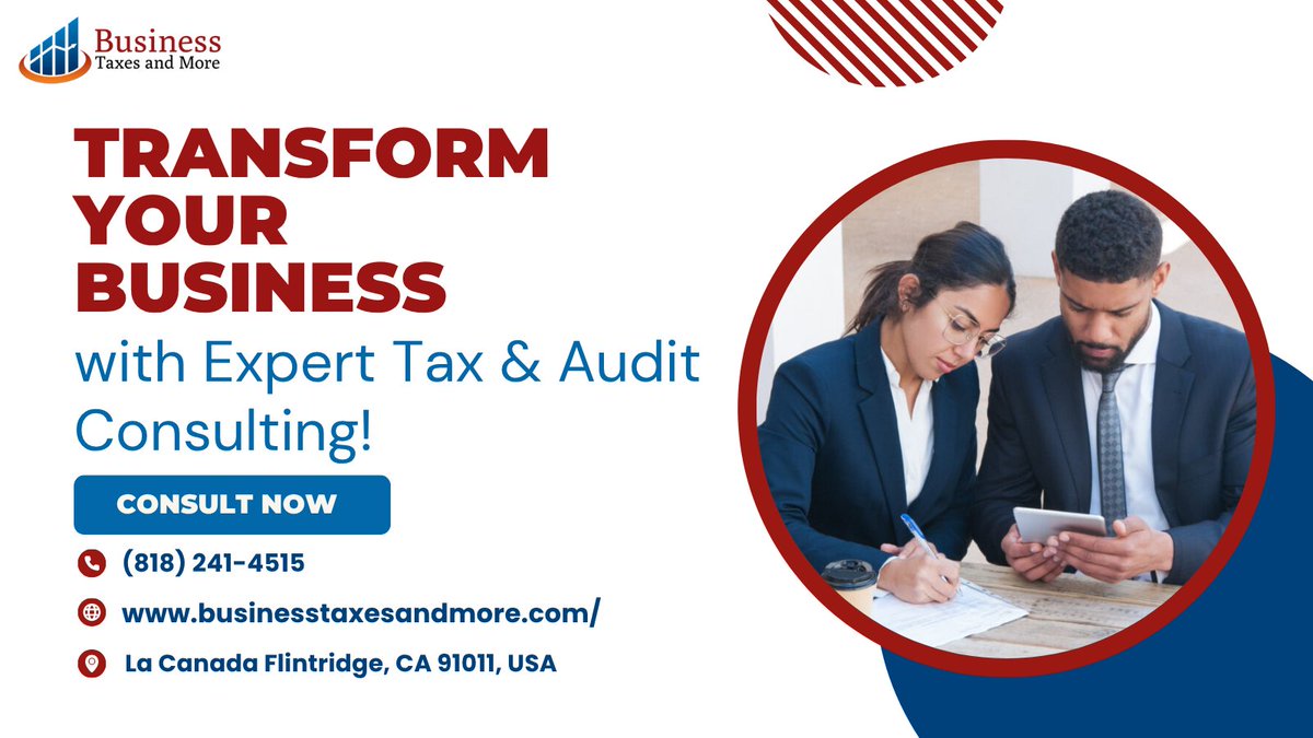 businesstaxes_'s tweet image. Boost your business with expert tax &amp;amp; audit consulting: strategic planning, audit support &amp;amp; compliance made easy!

Contact us today at businesstaxesandmore.com/our-services/

 #TaxConsulting #AuditSupport  #FinancialSuccess #SmartBusiness #BusinessAdvisory  #SmallBusinessGrowth #StartupSupport