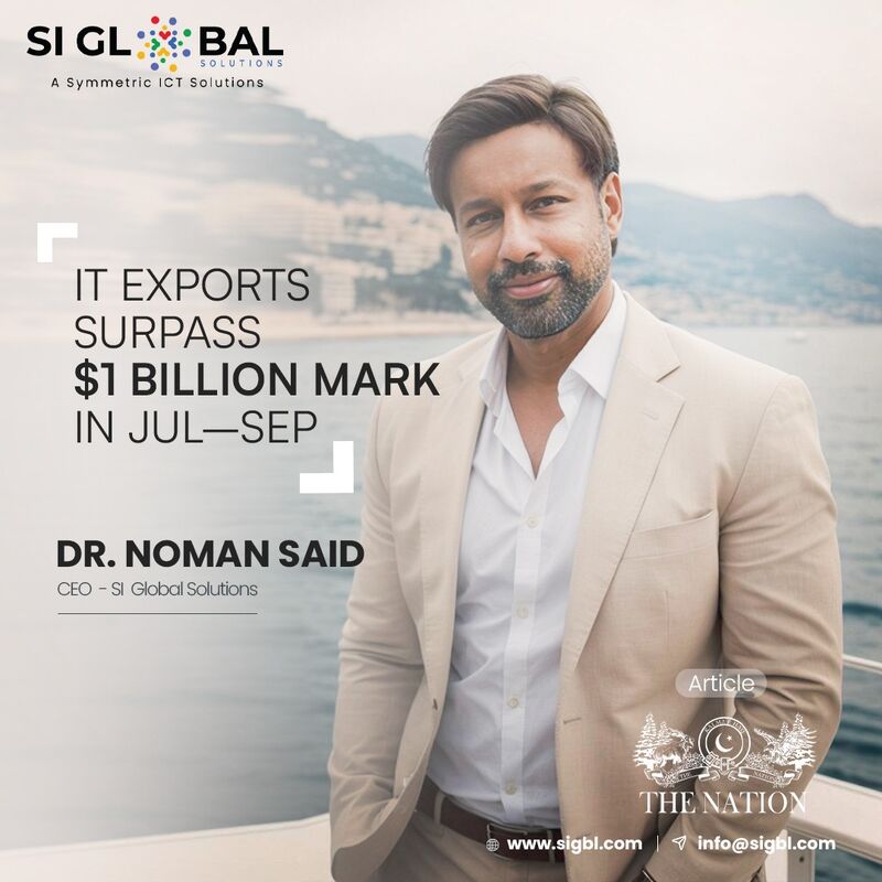 SaidNoman_'s tweet photo. From my experience as CEO of SI Global Solutions, I believe Pakistan’s IT exports are driven by its people—office teams, remote, and freelance talent pushing the industry forward.

Read more: https://t.co/LohUhosIDL

#SIGlobalSolutions #TheNation #ITSectorPakistan https://t.co/OfZv3ZVlZr