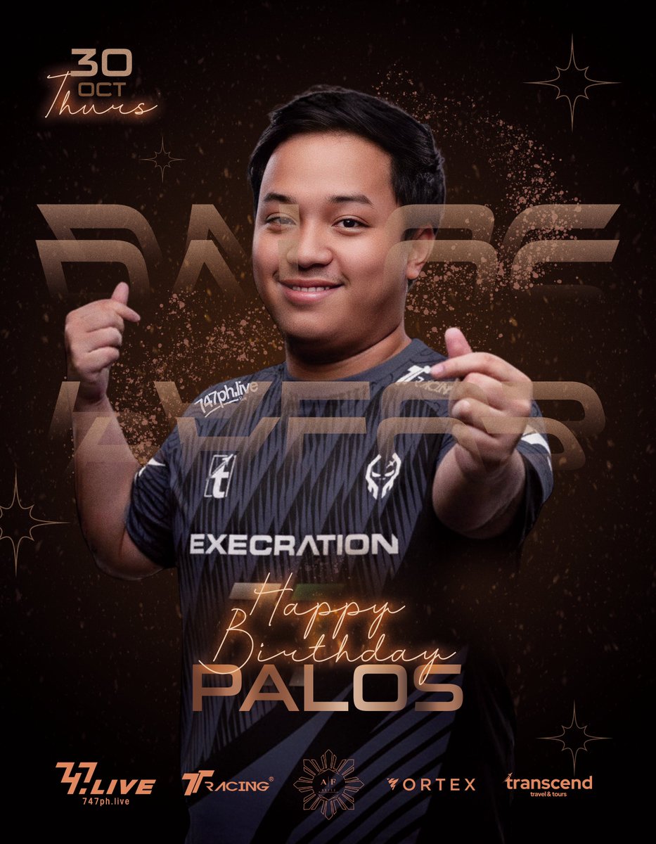 ExecrationGG's tweet image. HAPPY BIRTHDAY, 𝑷𝑨𝑳𝑶𝑺💙!
𝘞𝘦 𝘩𝘰𝘱𝘦 𝘺𝘰𝘶𝘳 𝘺𝘦𝘢𝘳 𝘸𝘪𝘭𝘭 𝘣𝘦 𝘧𝘶𝘭𝘭 𝘰𝘧 𝘩𝘢𝘱𝘱𝘪𝘯𝘦𝘴𝘴 𝘢𝘯𝘥 𝘴𝘶𝘤𝘤𝘦𝘴𝘴.

#ExeShot #747Live #TTRacingPH