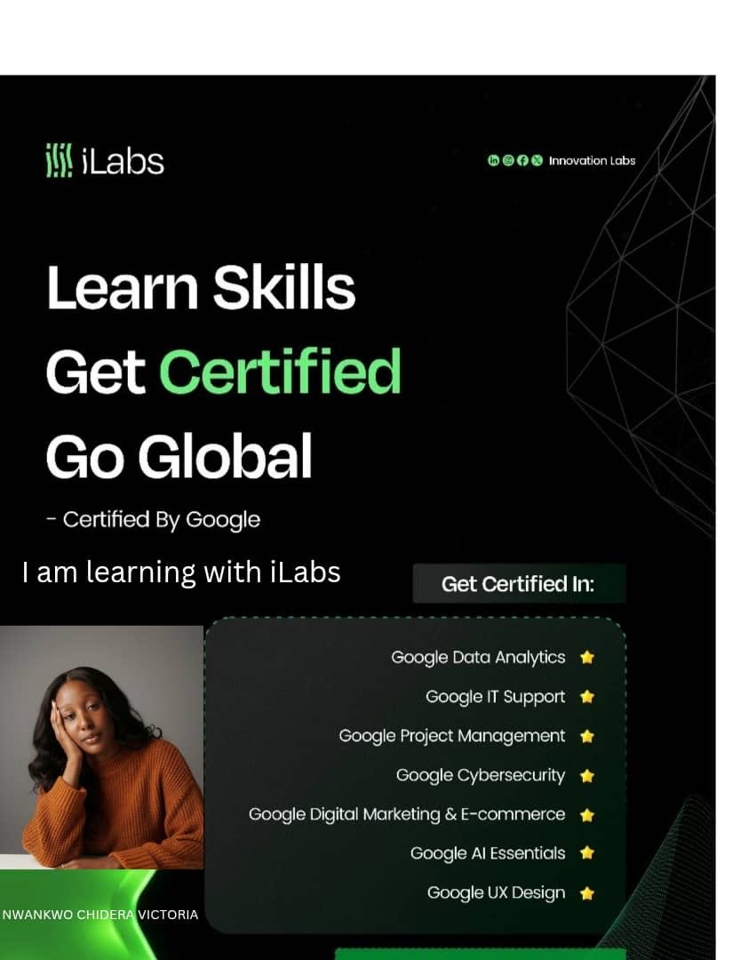 ObongMTHs's tweet photo. Learning with @ilabsglobal is not just another training. 
It’s a VIP network of tech enthusiasts partnering with innovators to build, connect and grow.

See course details and enrollment here https://t.co/0oVZdC8c87 https://t.co/VmV9mytXDK