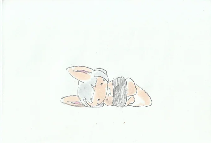 んなちゃんを海苔で巻いてっと… #イラスト #メイドインアビス