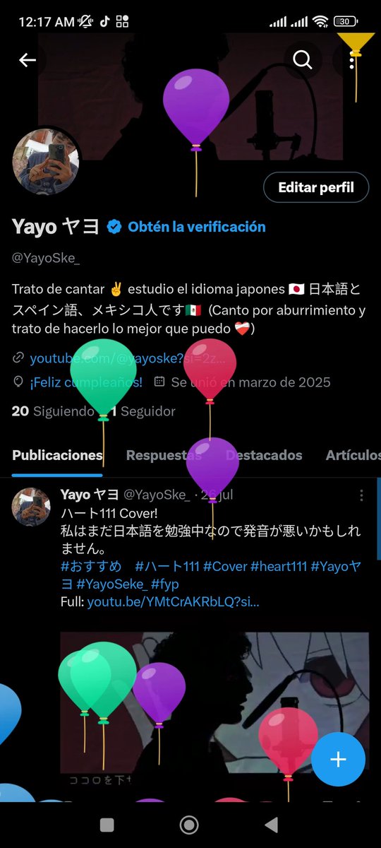 YayoSke_'s tweet photo. Happy Birthday !!!! 
🎂🥸 https://t.co/nbDtEoA2dC