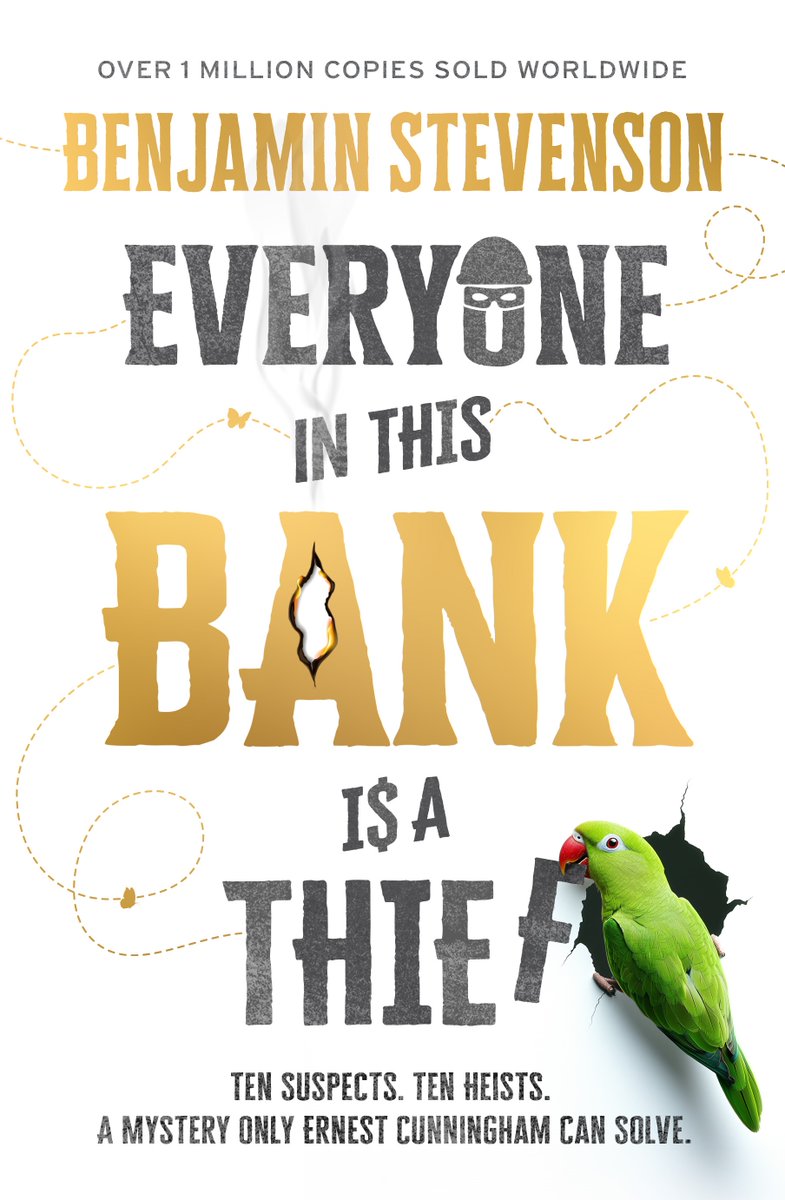 Carpe_Librum1's tweet image. 💰💰💰💰💰 (5 stars) for Everyone in this Bank is a Thief by #BenjaminStevenson thanks to @PenguinBooksAus Absolutely loved it! carpelibrum.net/2025/10/review… #aussieauthor #MYSTERY  #crimefiction #newrelease #ausbookbloggers @AusBookBloggers