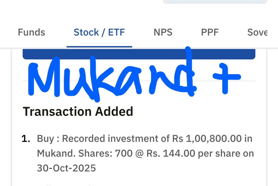 bjshah8001's tweet image. #Portfolioupdate 
🔃New entry 
Mukand LTD :IN
₹144 
GicRE : Exited

Invested: 10lks
*Current value: ₹15.5 Lks
Up 113% PA 

10 Stocks

#Albertdavid
#Andhrapap
#Bajajcon
#Caprihans(top loser)
#IFBAGRO (Top Gainer)
#IndoramaSynthetics 
#Matrimony 
#Mukandltd
#Network18
#SPIC