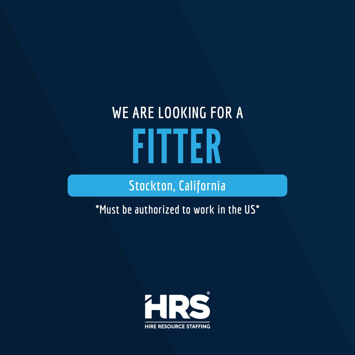 HireResource1's tweet photo. Don’t scroll past this…
Your next opportunity: Fitter
Location: Stockton, California
Applications open now, but not for long!

Apply today → https://t.co/XfiE8He88j

 #Fitter #CaliforniaJobs #NewOpportunity #NowHiring https://t.co/djwqW6Lag0