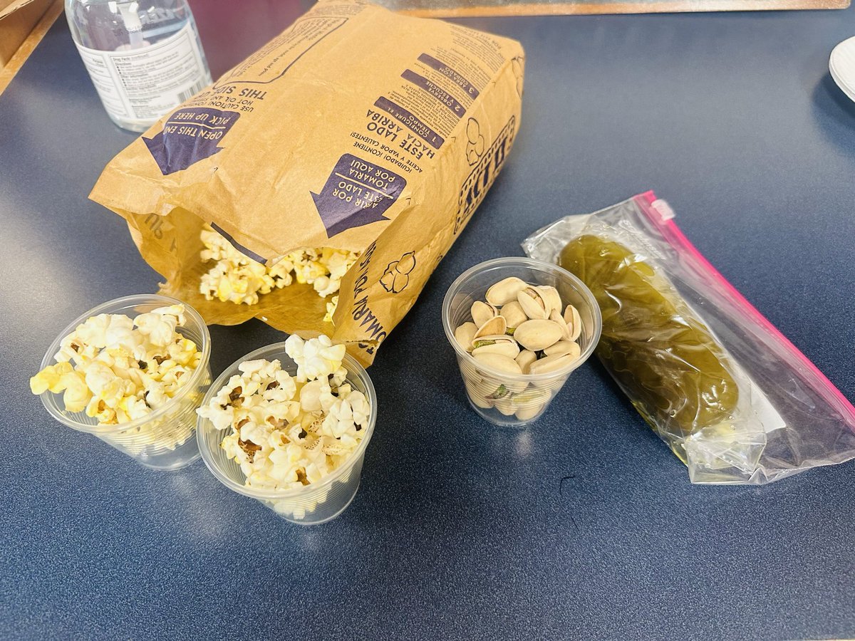 🎉❤️🫶🏽 21 Day Snack Challenge is being brought to you by the letter “P”, pistachios, pickles &amp; popcorn! How are you all doing with the snack challenge? <a href="/IrvingISD/">Irving ISD</a> <a href="/IISD_Wellness/">Irving ISD - Employee Wellness and Support</a>