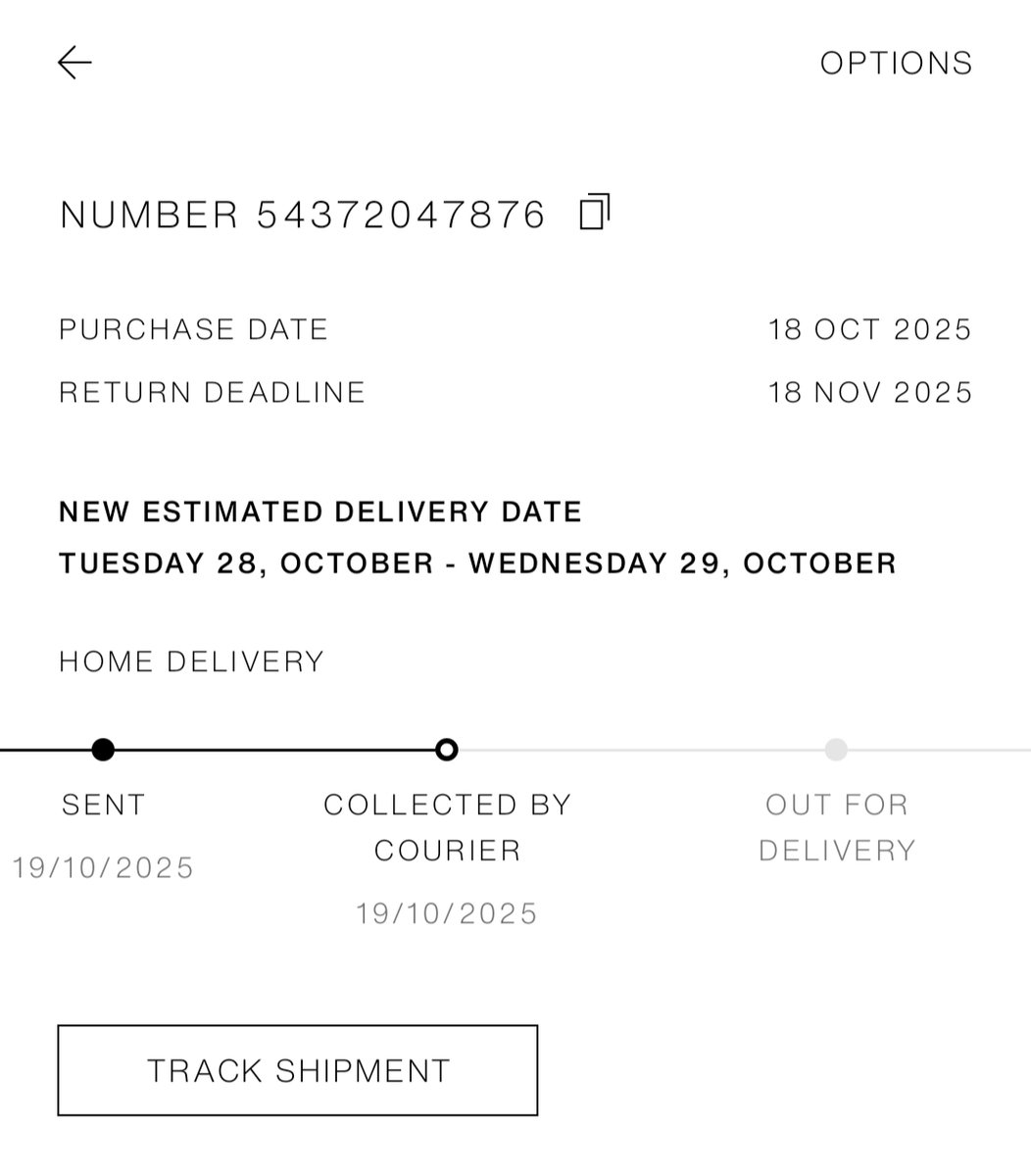 CDaimei's tweet photo. @ZARA_Care @BlueDartCares business customer relationship is based on trust and reliability. Customers order goods with certain events and plans in mind. Your irresponsible and unreliable delivery has jeopardized all my plans. Delivery dates keep changing yet no delivery still https://t.co/4gA3jUduKR
