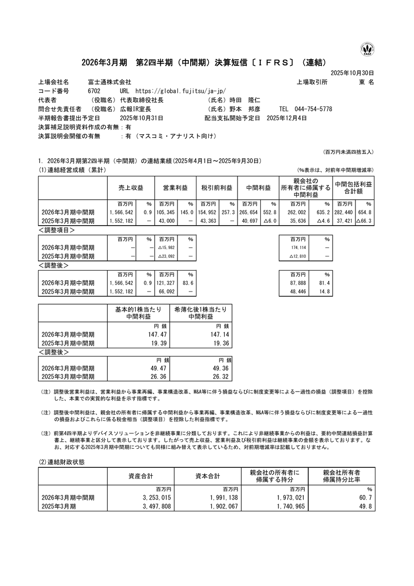 くいたん@クイック決算短信 on X