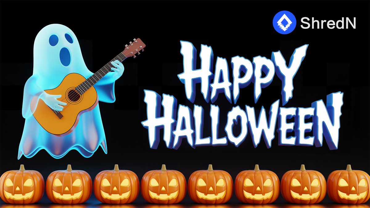 ShredNProtocol's tweet image. 🎸 This #Halloween, unleash the ghostly rhythm of #Web3 with #ShredN!

🧙‍♂️ Where creators &amp;amp; fans rock together on-chain, turning every beat into a haunted #NFT symphony.

⚡️👻 Let’s shred the silence!

$SHRED