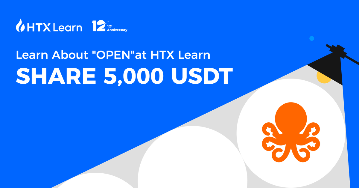 🔥HTX Learn &amp; Earn!
Share $5,000 in Rewards
𝗥𝗲𝘄𝗮𝗿𝗱 𝟭:
✅RT + Ace the Quiz: bit.ly/3vKqAWw
✅Follow  <a href="/HTXAcademy/">HTX Academy</a> + <a href="/OpenledgerHQ/">OpenLedger</a>
✅Fill out the form: bit.ly/435fXeR
𝗥𝗲𝘄𝗮𝗿𝗱 𝟮:
✅Nail all questions correctly
🌞Join now for a chance to win!