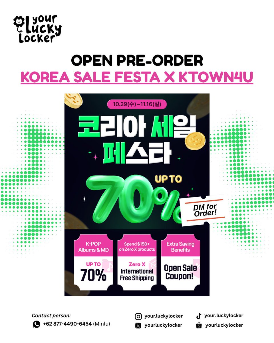 YLL .ᐟ INA GO JASTIP KR JP 🍀🩷 tweet media