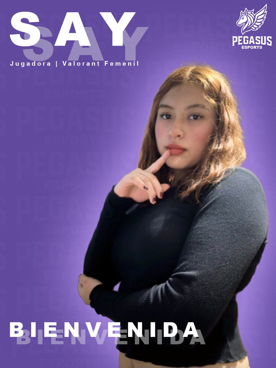 pegasus_esval's tweet photo. Presentación Oficial | PEGASUS ZENITH ♀️🪽
@s9nyy — Controladora 💨
“No juego, demuestro”
Roster femenil de Pegasus Esports
#PegasusZenith #PegasusEsports #ValorantFem https://t.co/opgZlOb9i3