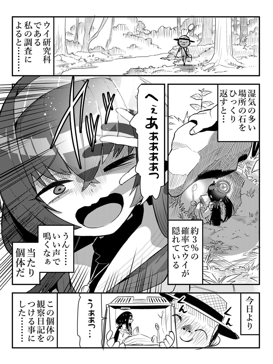 ウイ観察日記 ※別軸の先生 