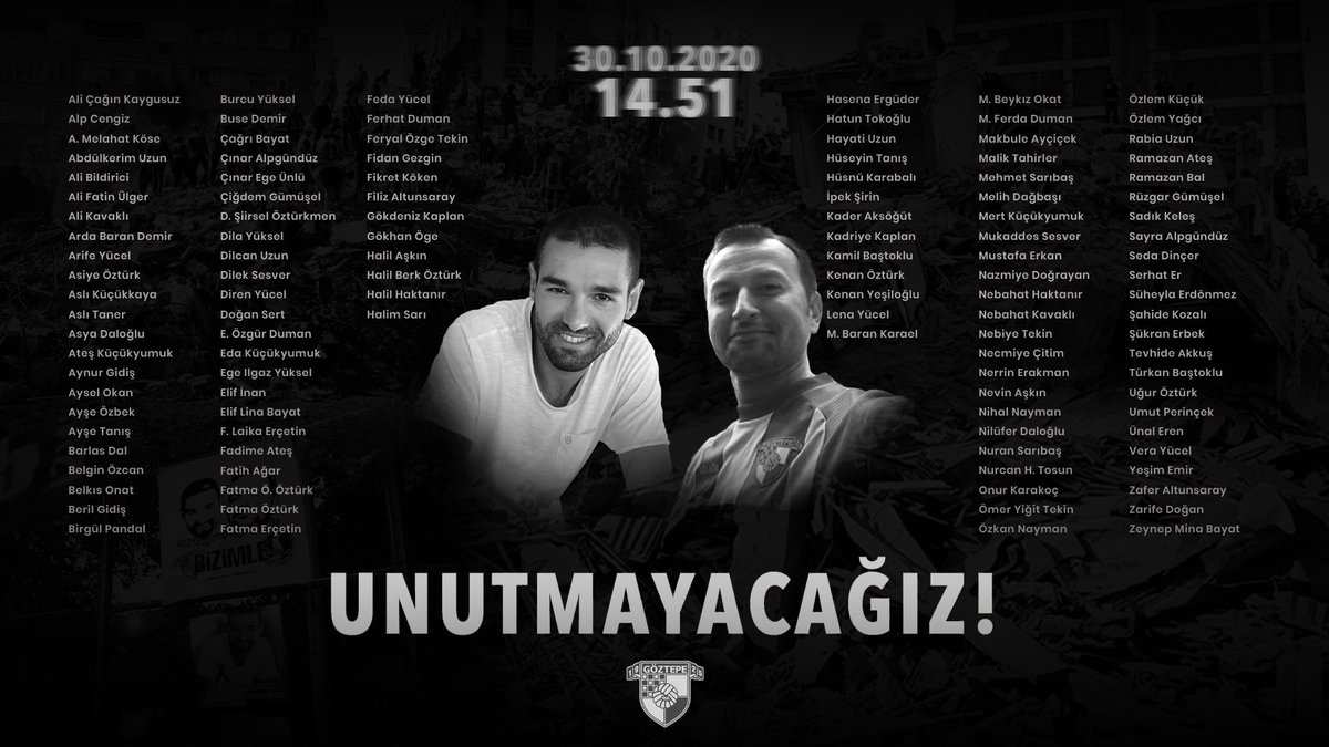 Şehrimizde beş yıl önce yaşanan deprem, hepimizin kalbinde derin yaralar açtı. O acı günlerde, aramızdan ayrılan sevdiklerimizin özlemi hala ilk günkü gibi taze. Başta Ali Çağın Kaygusuz ve Alp Cengiz olmak üzere, bu felakette hayatını kaybeden tüm vatandaşlarımızı rahmetle