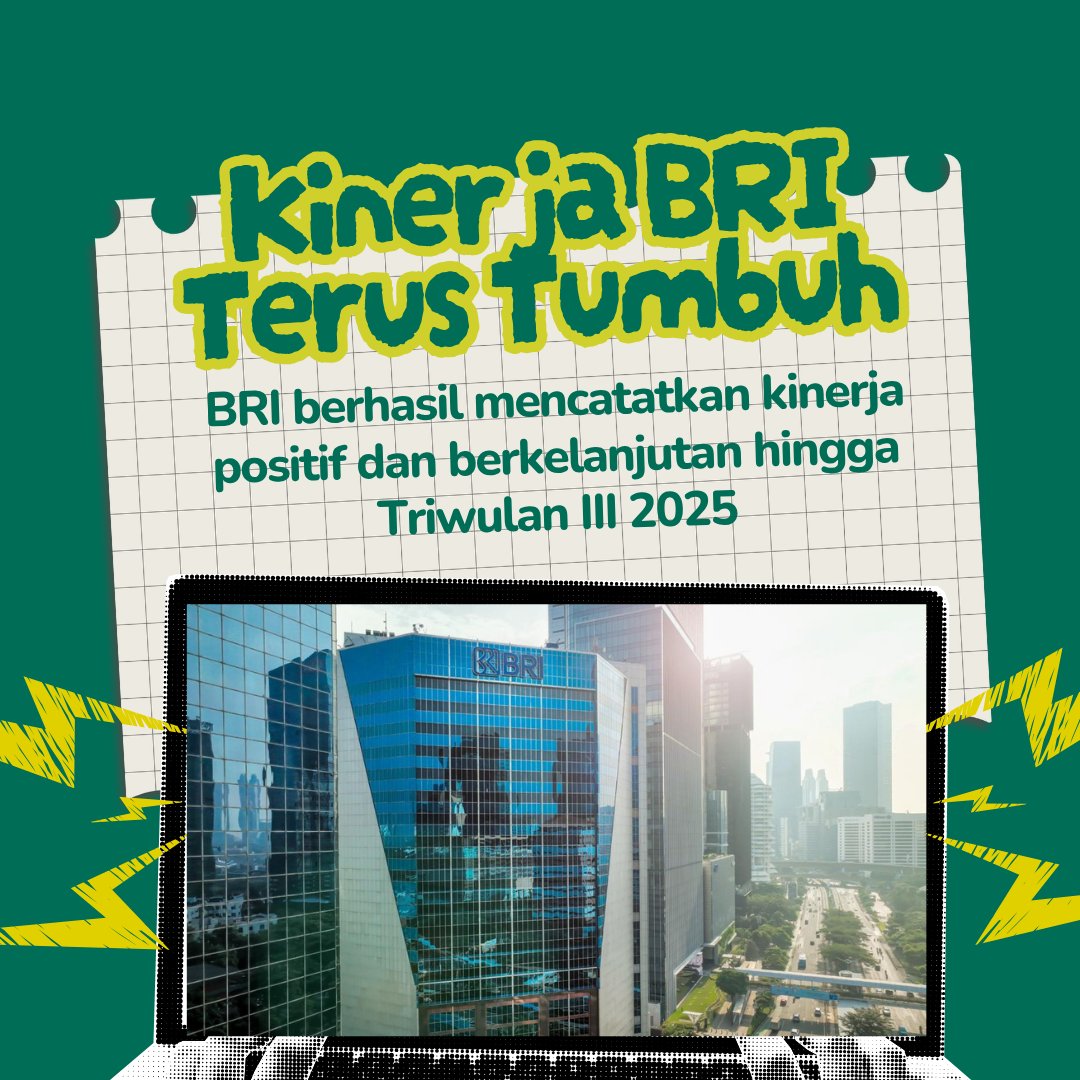 salut dengan kinerja bri terus tumbuh dan berhasil mencatatkan kinerja positif dan berkelanjutan hingga triwulan iii 2025,
semoga kedepannya makin banyak capaian yang positif
Kontribusi Untuk Bangsa 
#BRIDorongEkonomiKerakyatan
 economy.okezone.com/read/2025/10/3…