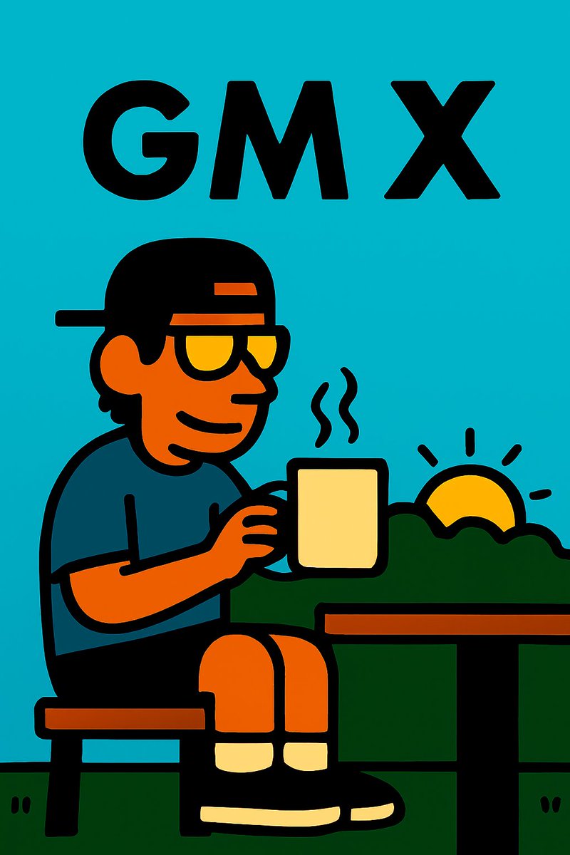 0xDenBr0wn's tweet photo. ☕ GM X
Cyan skies. Hot coffee.
Den Br0wn’s already moving.
#DenBr0wn #GMX #PixelRitual #CoffeeDrop https://t.co/RRcpDqYdzW