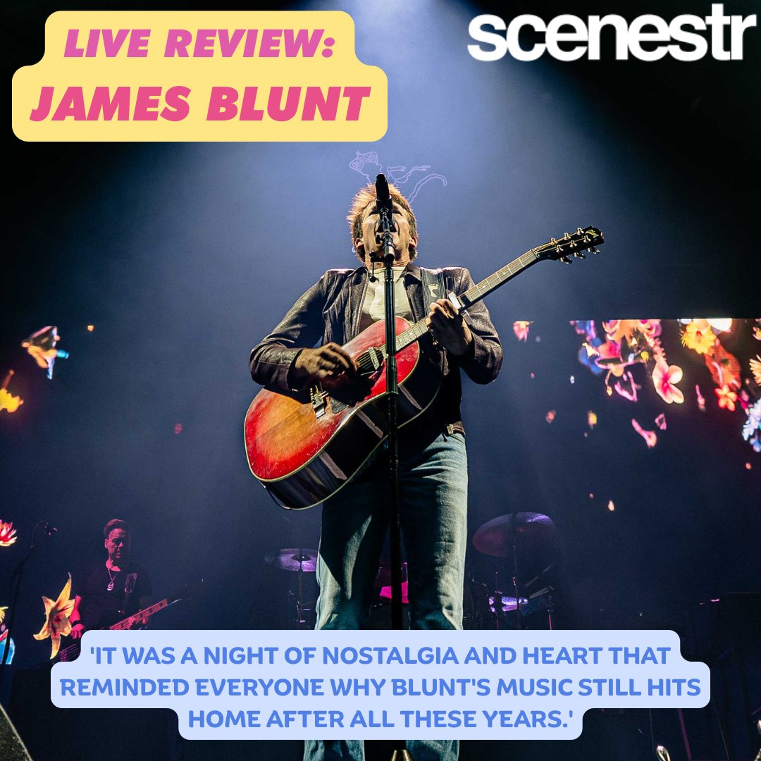 Live review: '<a href="/JamesBlunt/">James Blunt</a> turned back time in a heartfelt Adelaide show on Tuesday night.' He was joined by Go-Jo. <a href="/destroyalllines/">Destroy All Lines</a> 

Read our review of the concert: scenestr.com.au/music/review-j…