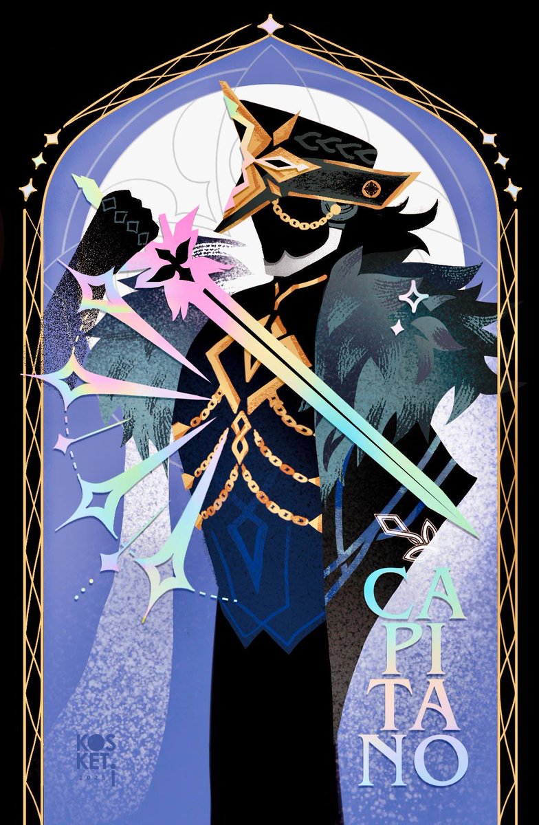 postcard with cap!!

#Capitano #GenshinImpact