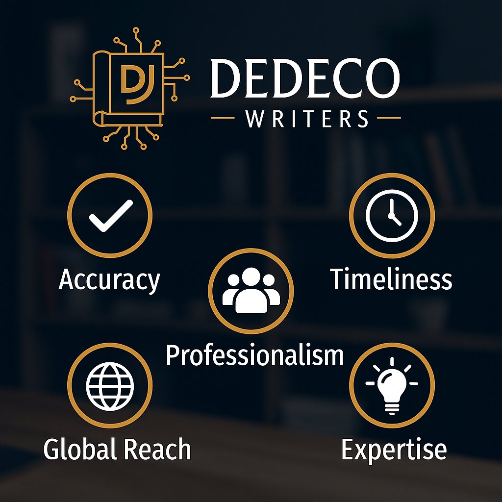 That moment when your lecturer says,
“Submit in 24 hours.” 😬

📚 Academic Writing
⚙️ Technical &amp; Engineering Writing
📊 Business &amp; Management Writing

🔹 Fast &amp; Reliable
🔹 Professional Touch
🔹 Clear Results

📩 Don’t panic — Dedeco Writers has you covered.