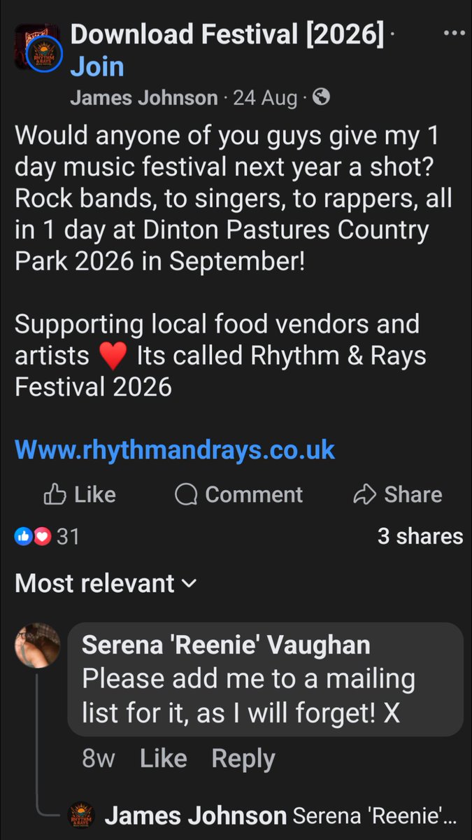 Abby_Normal007's tweet photo. Less than 3 weeks ago Rhythm&amp;Rays was advertising for vendors for Yeovil Showground and selling tickets, a month before that looking for vendors for Dinton Pastures 🤔 3 locations and 2 tickets vendors in 2 months for a festival with 4000 people and camping? #festival #somerset https://t.co/cxc4Q1M4A3