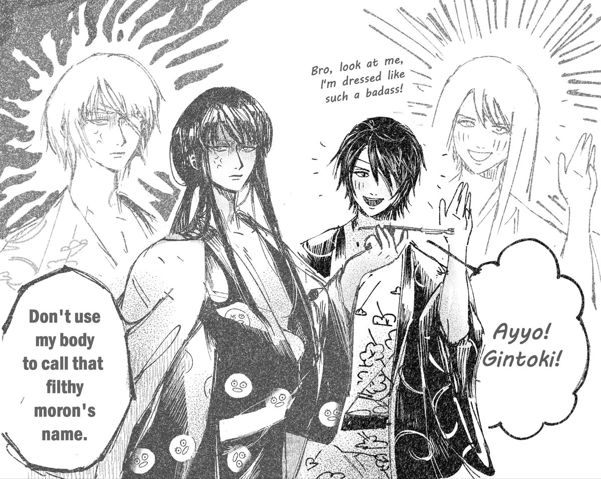 ginsp00n's tweet photo. Soul exchange 
#gintama #銀魂 https://t.co/WIf0huvC2k