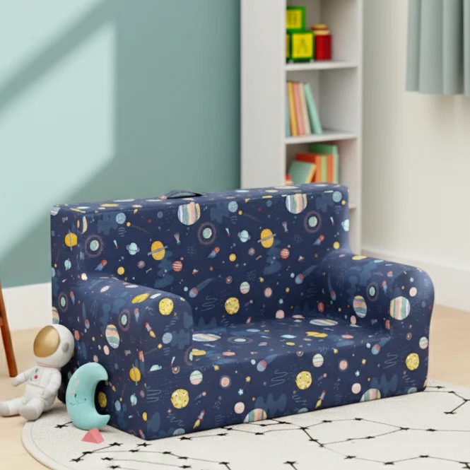 Boingg_India's tweet photo. Our best selling happy camper sofa now available as a double seater. Get it now at https://t.co/ohku9muOAb https://t.co/uGXcRKMDqb
