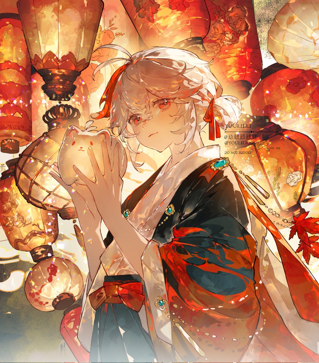 #楓原万葉
🍁願いを呼ぶ季節🍁
给线上生日会绘制的开屏图解禁了~