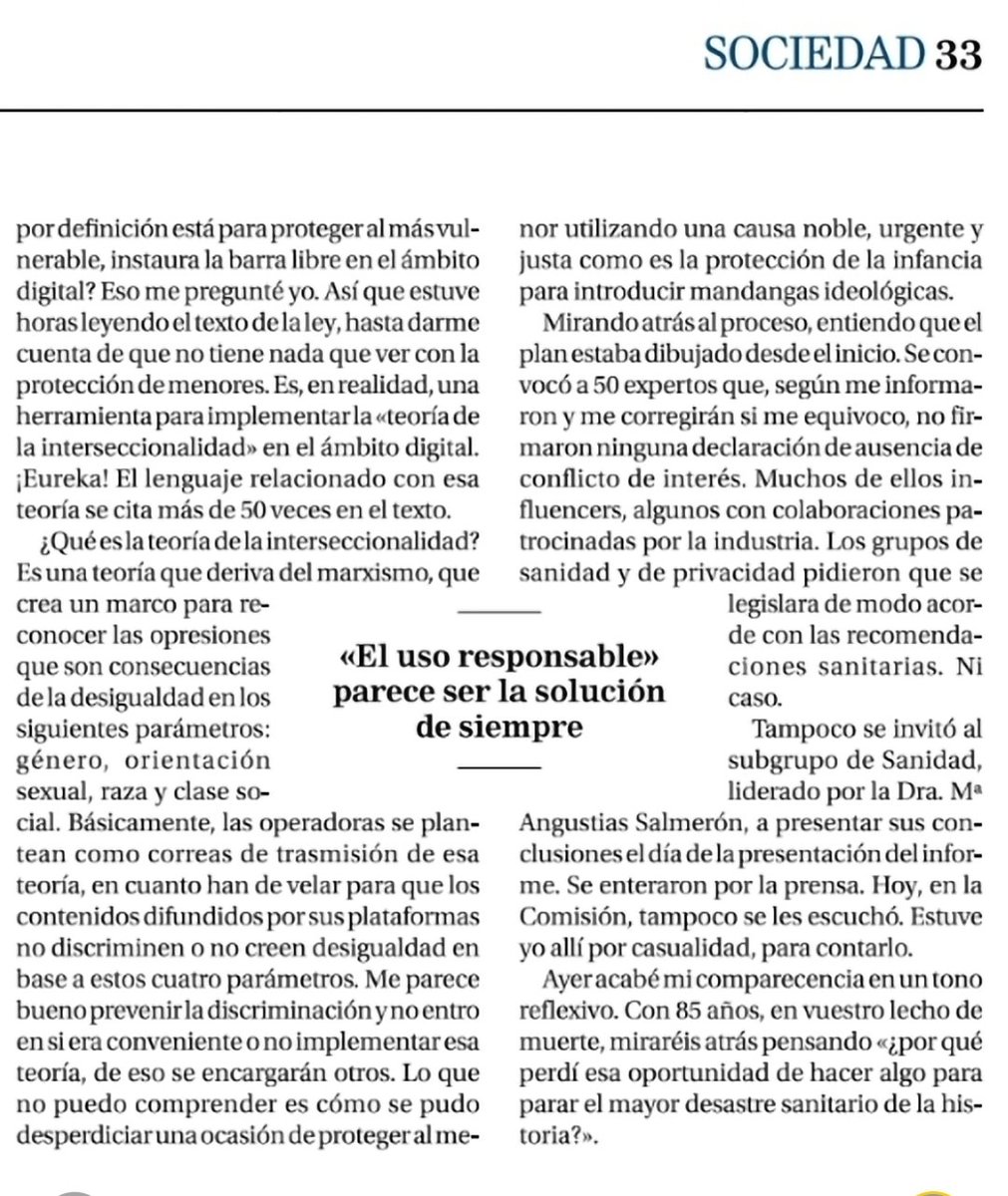 Mi articulo en La Razón.