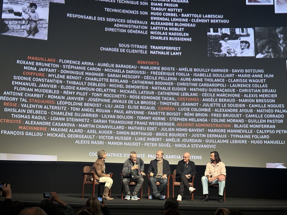 Beautiful film at The American French Film Festival: Cédrich Klapische’s new film “Colors of Time” edited by ANNE-SOPHIE BION 🎉👏🎉👏