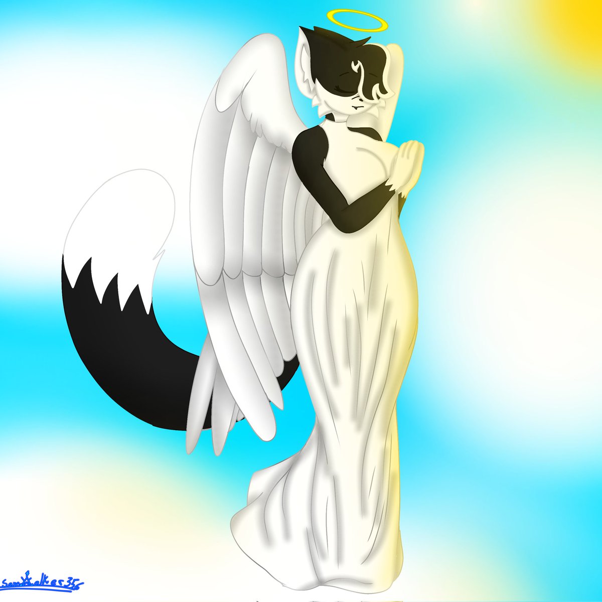 sw356_'s tweet photo. Sally Walker disfrazada de angel πͺ½π
#samwalker356 #sw356_ #sallywalker #angel #ibispaintx #disfraz #halloweenπ https://t.co/Xw7i05yos2