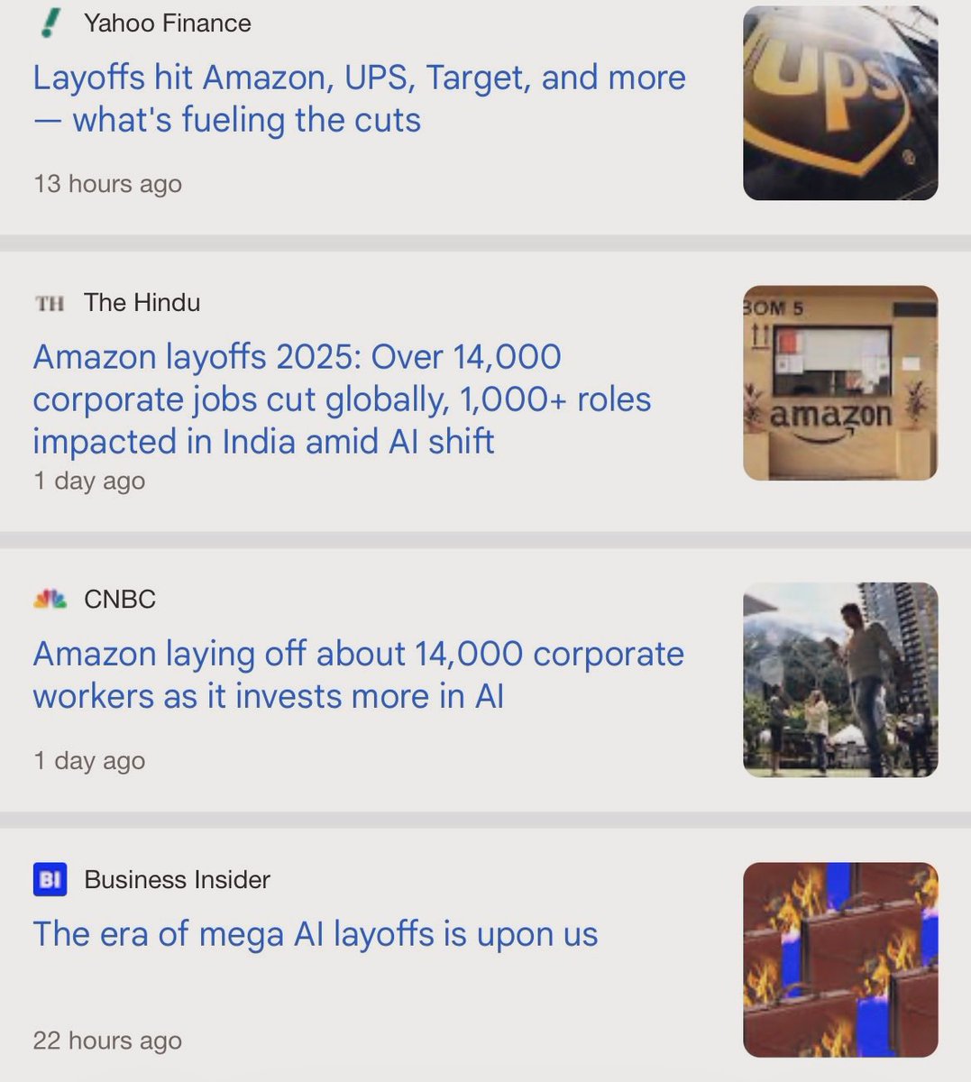 Thanks to AI 🤖, Recession started Forget stock market, Save your job  #layoffs