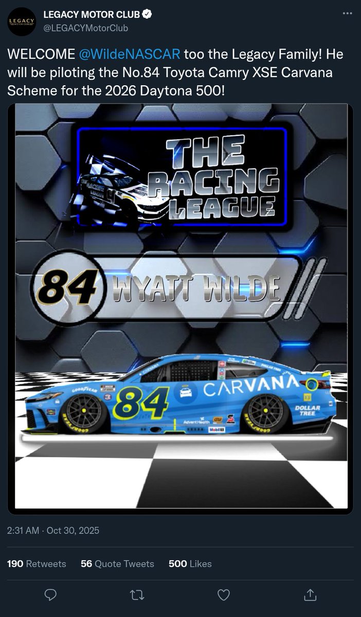 Wilde Legacy Motor Club tweet media