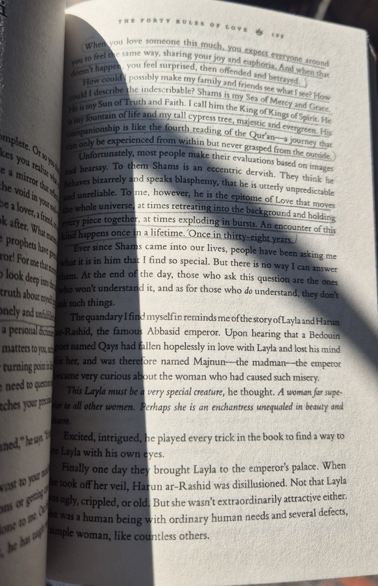 jahnviipathania's tweet image. Love cannot be explained, yet it explains all. The ultimate lesson from The Forty Rules of Love. ✨ #BookRecommendation #FortyRulesOfLove