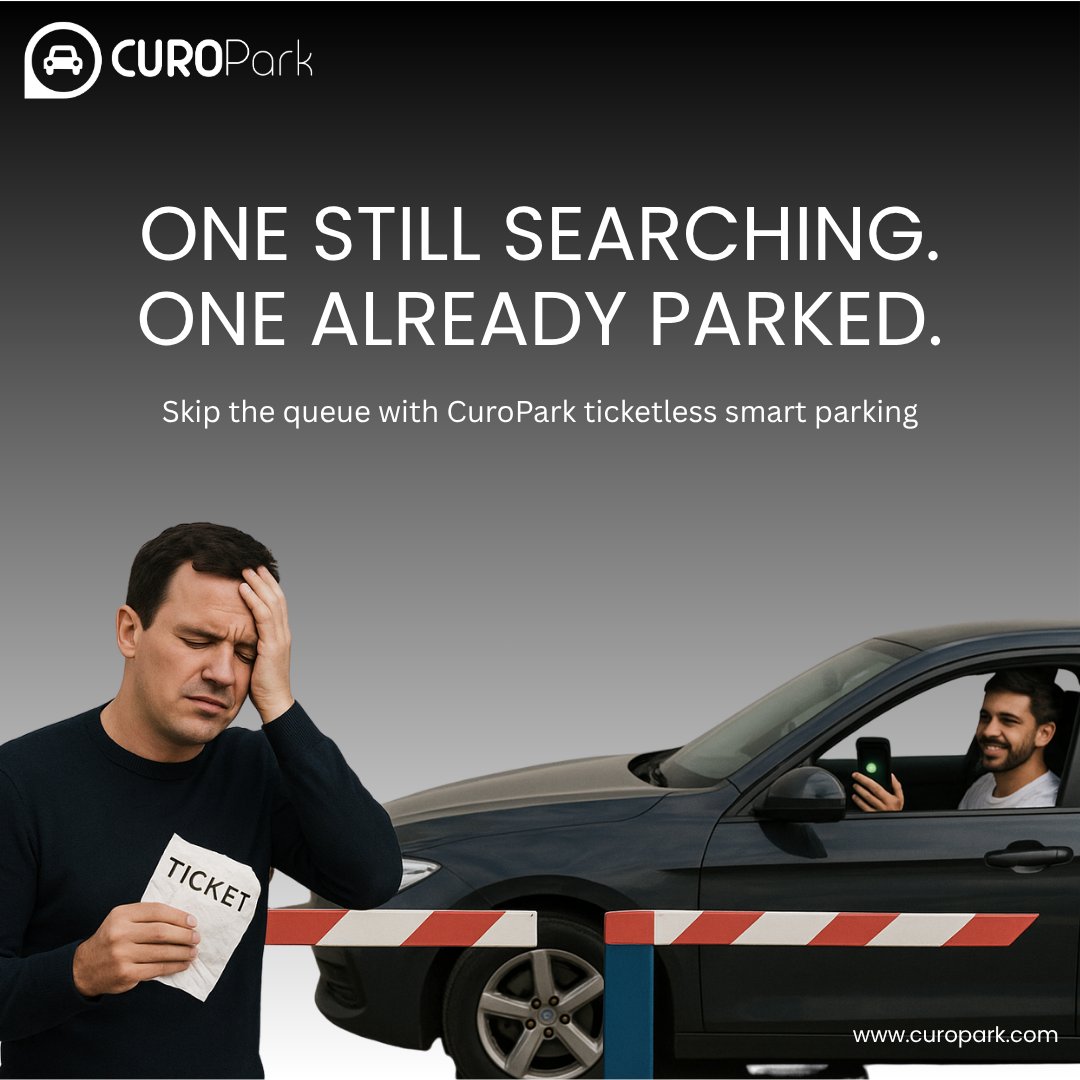 CuroPark's tweet photo. 💡 One is still searching. One is already parked.
Be the one who’s parked with CuroPark.
#SmartParking #TechForParking #ParkingInnovation #DigitalTransformation #CuroPark #SmartCity #IoTSolutions #ParkingAutomation https://t.co/JQ3VtCBsoI
