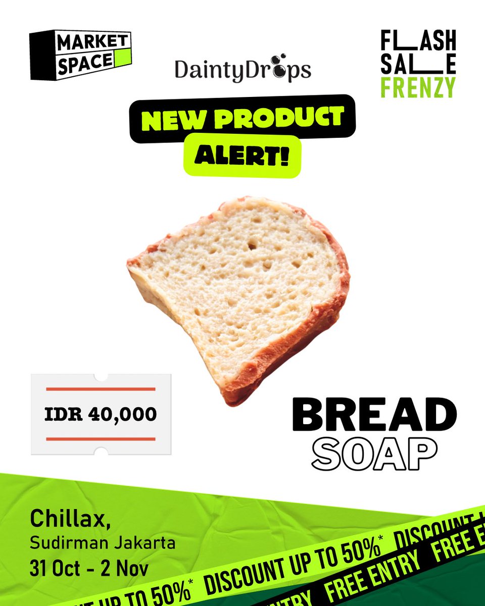 DAANNN INI DIAAA produk baru yg aku mo launching: BREAD SOAP🍞🫧

Tadinya ini kubuat atas orderan owner Fake&amp;Grind, eh gataunya as a customer aku ditipu selama ini. Ogah dah kerjasama ama penjahat. 

MAKA KUJUAL SAJA SABUNNYA GUYS🥰 EXCLUSIVELY AVAILABLE AT CHILLAX THIS WEEKEND‼️