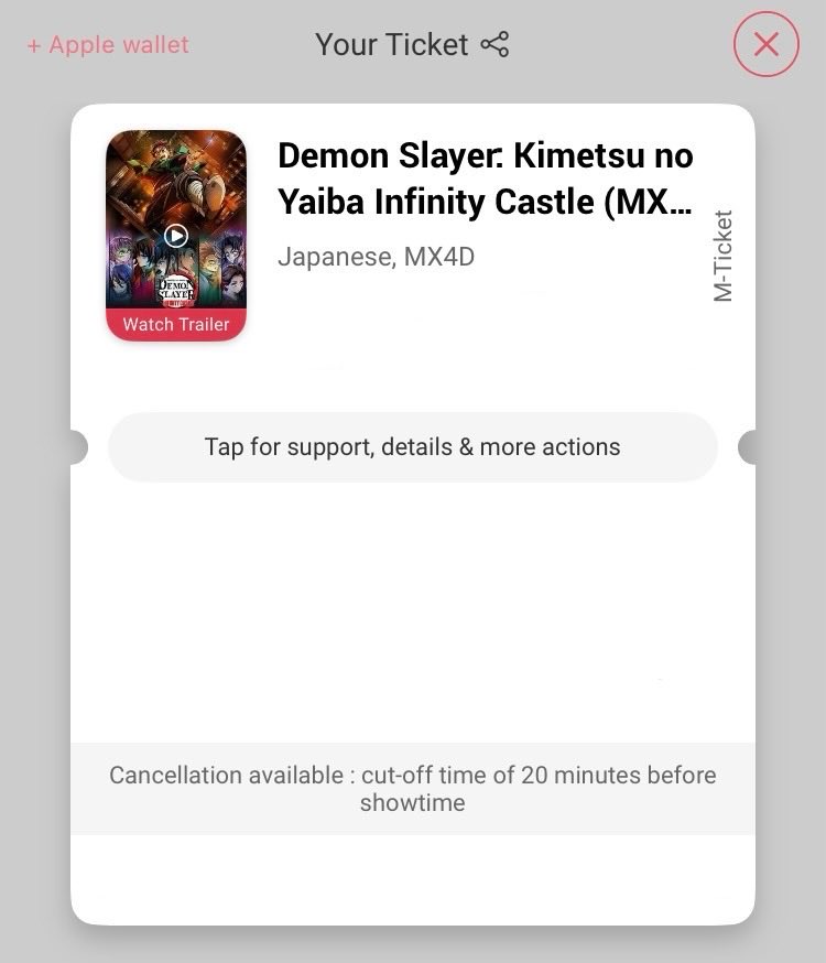 They are still playing the movie. Last weekend, I couldn’t go. Watching it again.😹