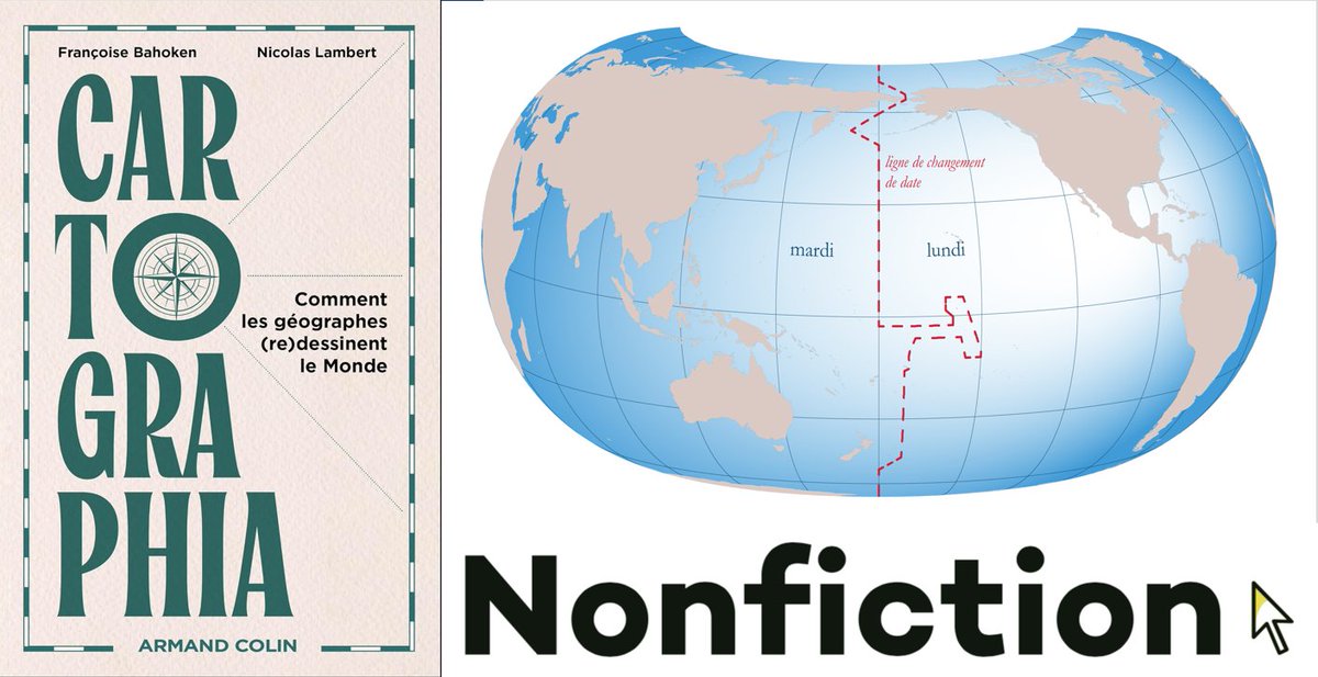Vincent Capdepuy: "Dans l’atelier des cartographes". A propos de Françoise Bahoken et Nicolas Lambert, Cartographia: Comment les géographes (re)dessinent le Monde. 
nonfiction.fr/article-12492-…