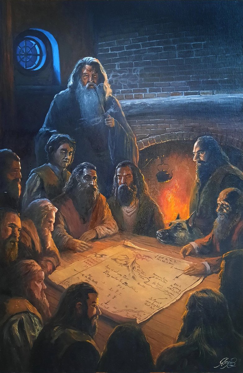 Good morning!

READ TOLKIEN TOGETHER!

About 5 years ago I started with reading Tolkien in groups.
And it is so amazing to get into the thought process of other people and into different opinions, viewpoints and interpretations of the same material.

#Tolkien
Art by Entar0178