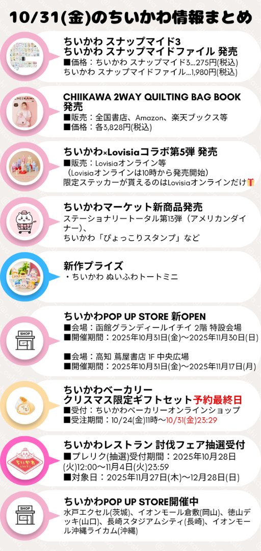 ちいかわ推し活部🌈 on X