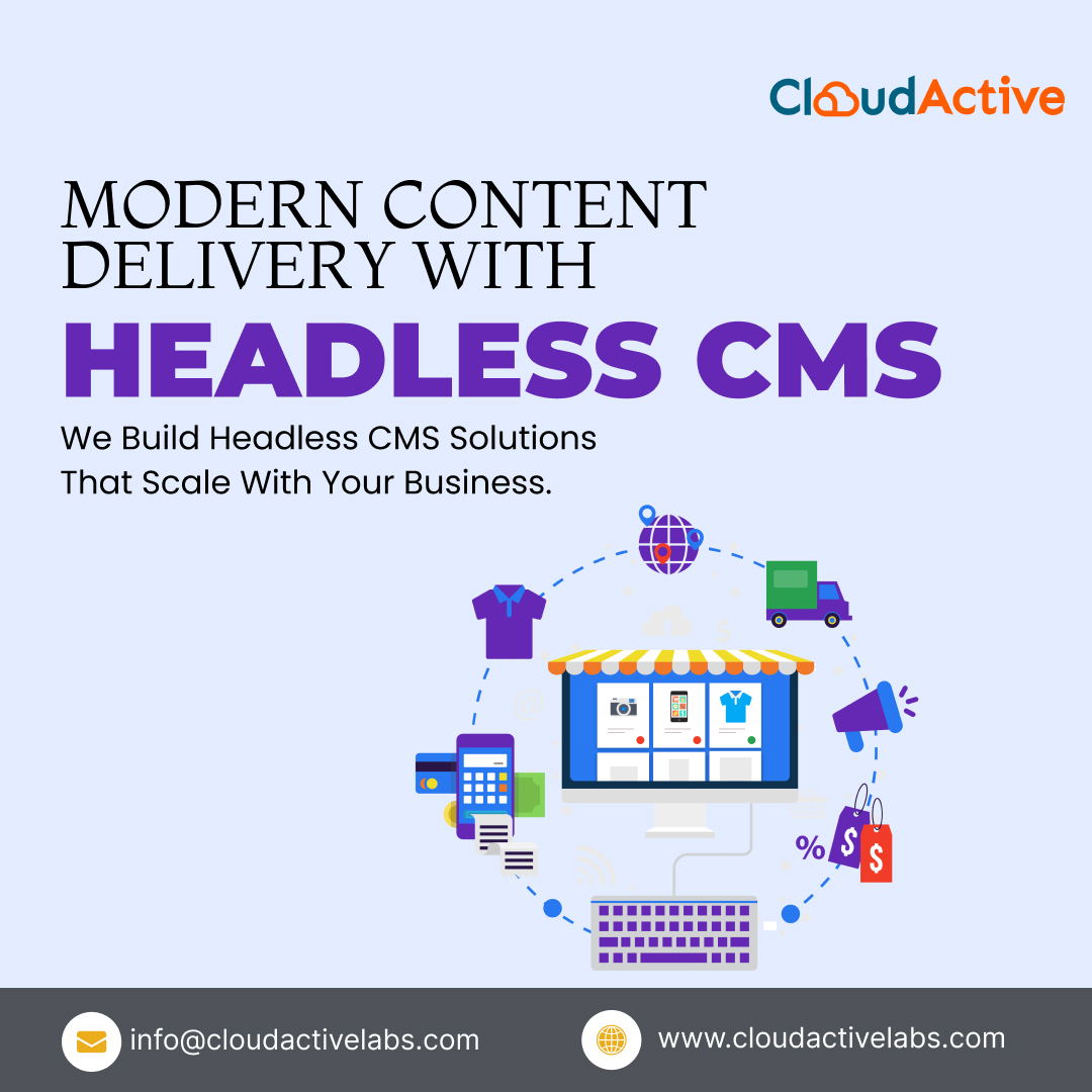 CloudActiveLabs's tweet image. Modern content delivery with Headless CMS 
Empower your frontend with dynamic, scalable content across web &amp;amp; mobile platforms.
🌐 cloudactivelabs.com
📩 info@cloudactivelabs.com
📞 +91 987 133 9998
#headlesscms #cmsdevelopment #contentmanageme #webdevelopment #cloudactivelabs
