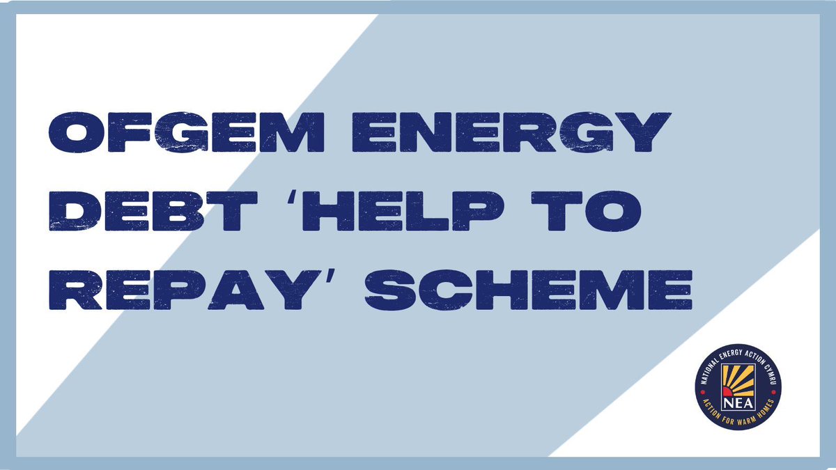 NEA_UKCharity's tweet image. We respond to Ofgem’s announcement of a ‘help to repay’ debt relief scheme. Our Director of Policy and Advocacy Peter Smith says it ‘must also go hand in hand with efforts to make ongoing costs more affordable’.