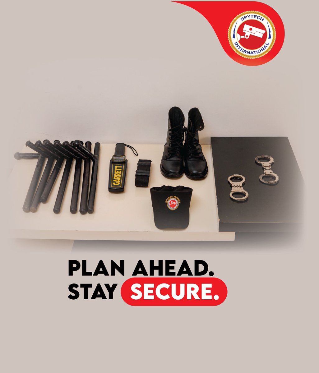 Spytechsecurity's tweet image. “Plan Ahead. Stay Secure.”

Before the year closes, preparation is protection.
Every shift, every patrol, every inspection begins with readiness — because true security starts long before the threat appears.

At Spytech International, we train our teams to plan, prepare, and prot