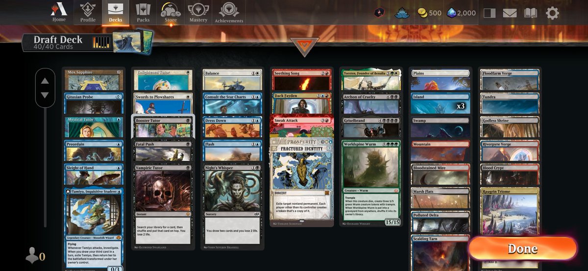 UppercaseTeee's tweet photo. @lsv this arena cube sure is something this whole draft and 7-0 took about 45 minutes #speedrun https://t.co/JEfY03j5iX