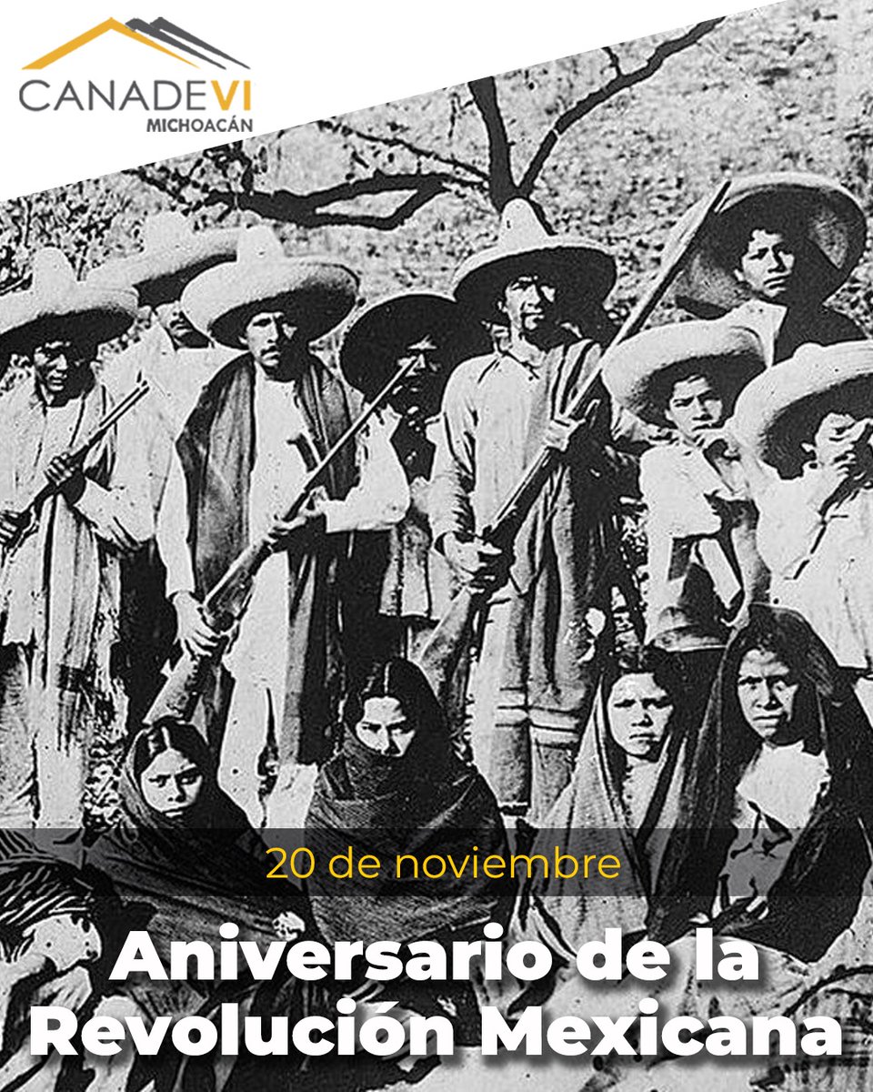 CanadeviM's tweet photo. Conmemoramos el inicio de un movimiento por la justicia, igualdad y el progreso de nuestro país. 🇲🇽 

Sigamos construyendo una sociedad más equitativa y preservando el legado de justicia social. 
#CadadeviEstáContigo 🏡 https://t.co/EaweAy588m