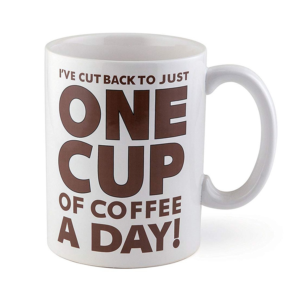 UnicunShop's tweet image. Tired of refilling your coffee mug every 5 minutes? 😂 Our Giant Coffee Mug holds HALF A GALLON!  🤫 It even says "I've cut back to just one cup" 😉☕️ unicun.com/product/giant-…  #coffeelover #muglife #giantmug #funnygifts