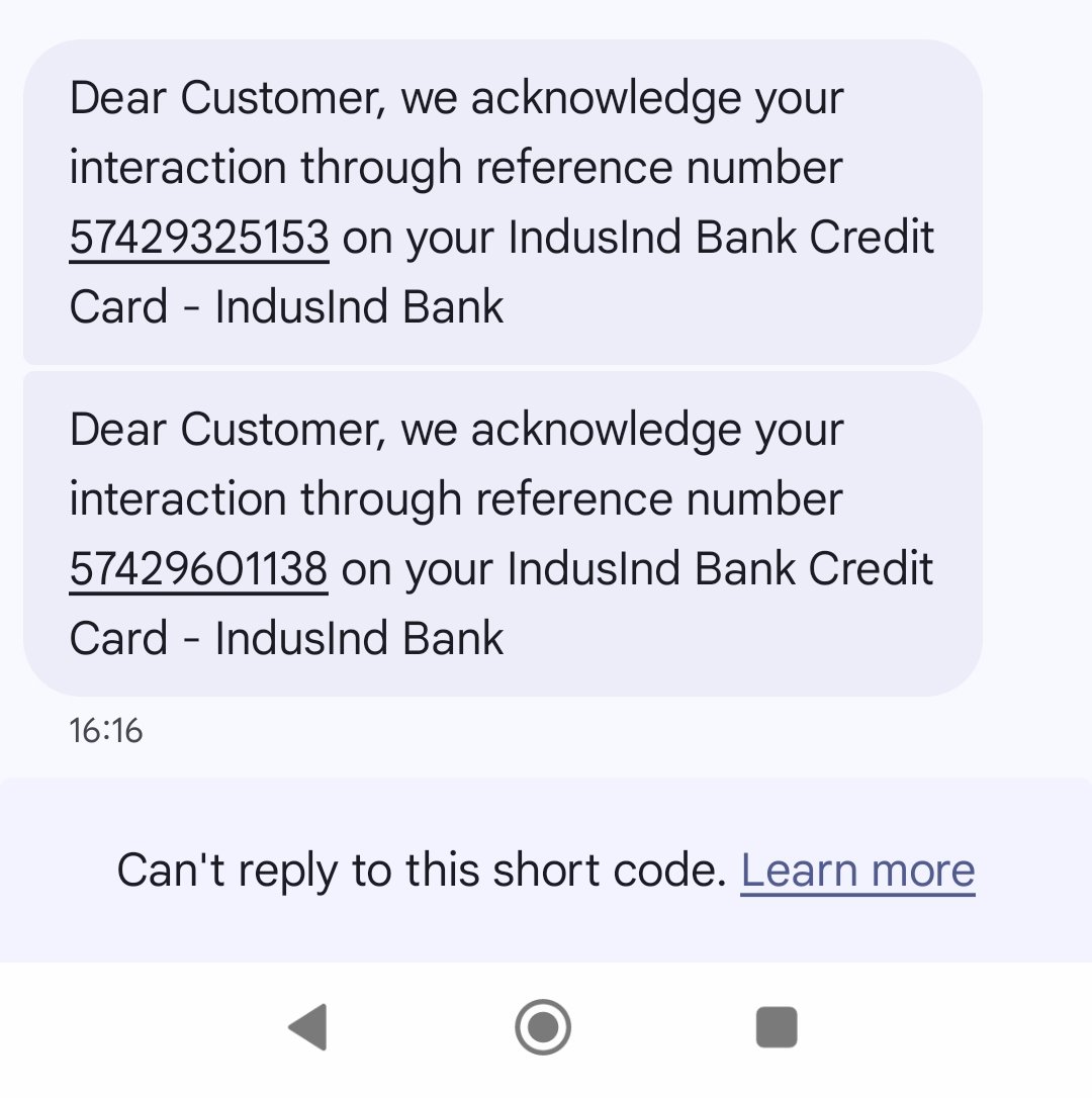 AnmolCh32045913's tweet photo. @MyIndusIndBank i asked your customer care to activate my new card but still not activated. https://t.co/nkQo9FMGPF